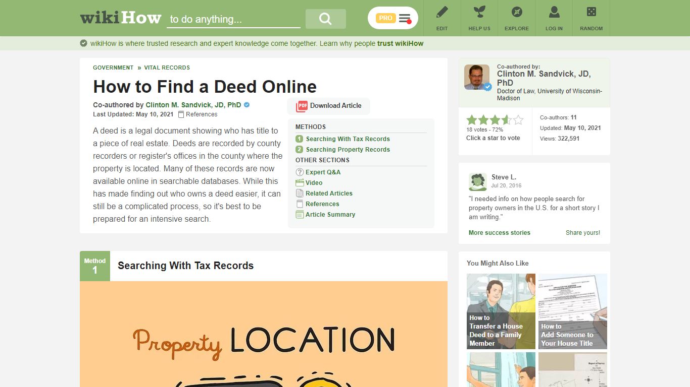 How to Find a Deed Online: 8 Steps (with Pictures) - wikiHow